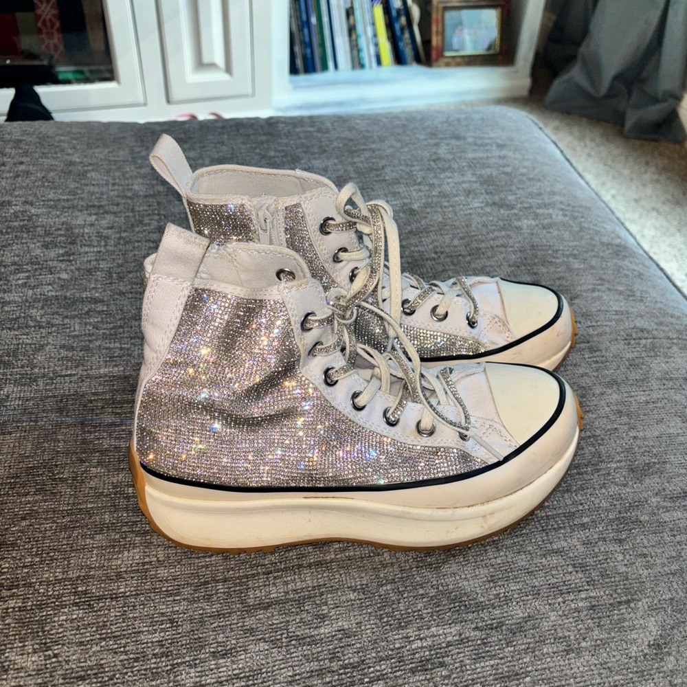Steve Madden Bedazzled high top sneakers